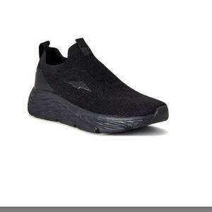 Avia Black Athletic Shoes Slip-On Design